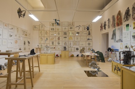 Installation view at Mori Art Museum ("The Studio"), 2012 / Photo: Watanabe Osamu / Photo courtesy: Mori Art Museum | REALTOKYO